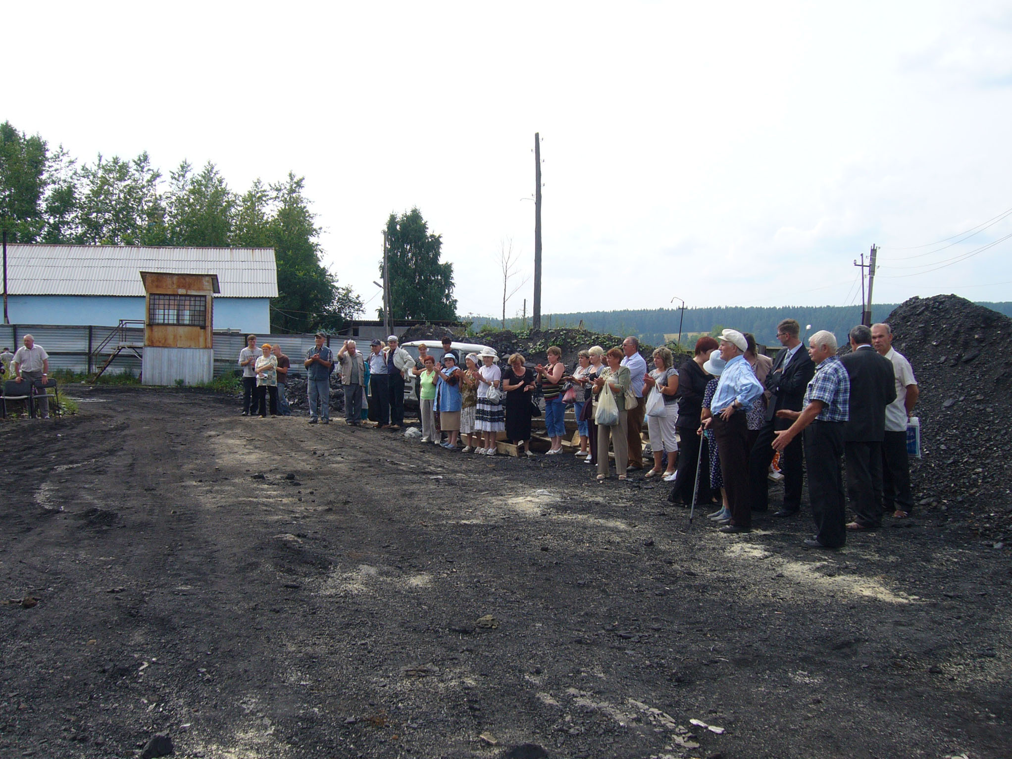 Открытие газовой котельной 12.12.2008 года